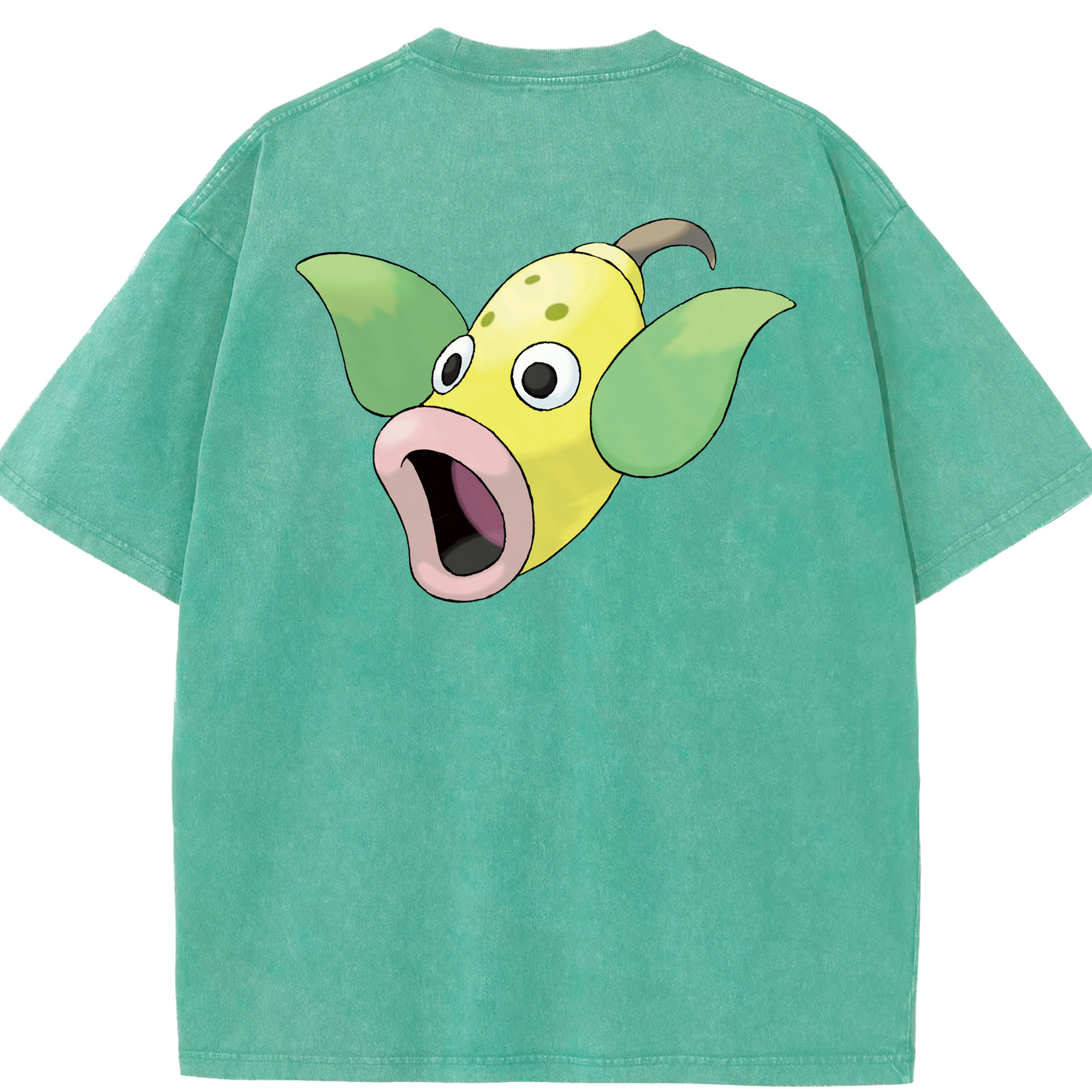 （画像用） ポケットモンスター Pokémon 綿100% ヴィンテージ風 半袖Tシャツ（背面プリント）